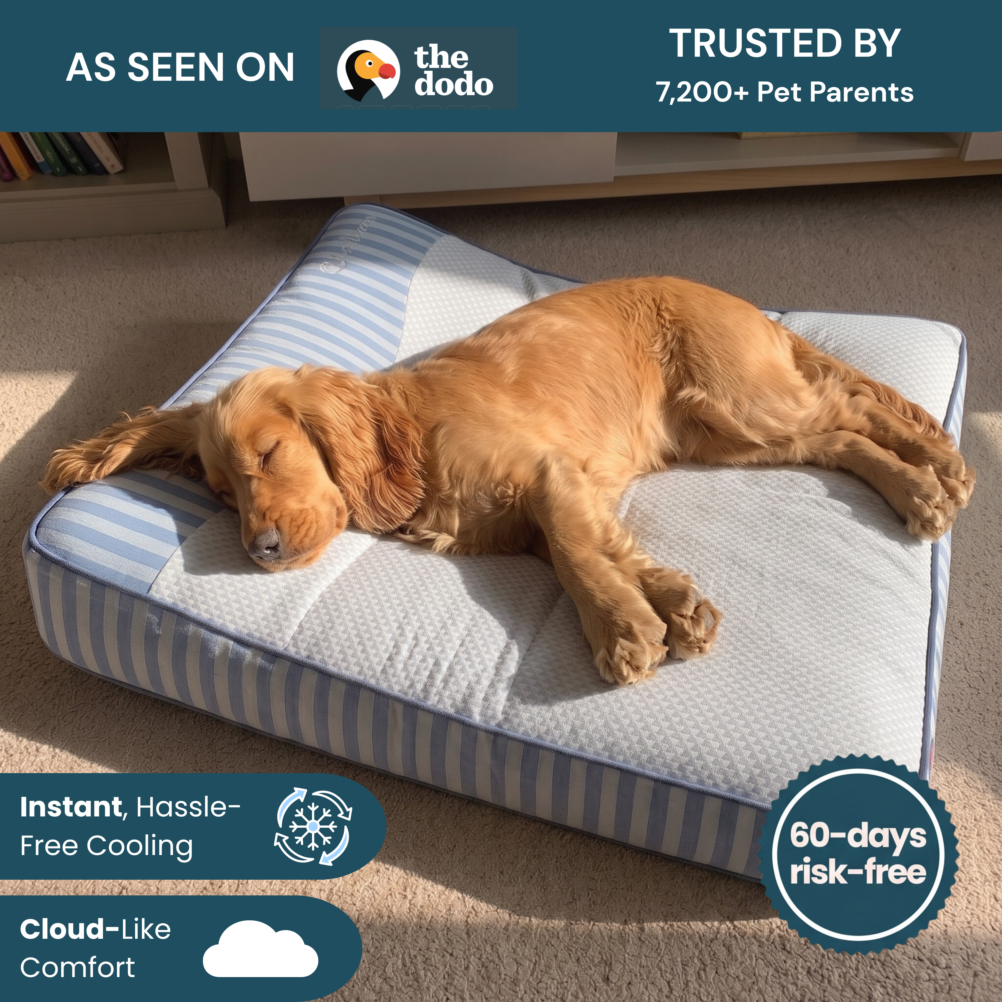 Remzyy™ Ice Crystal Cooling Cushion
