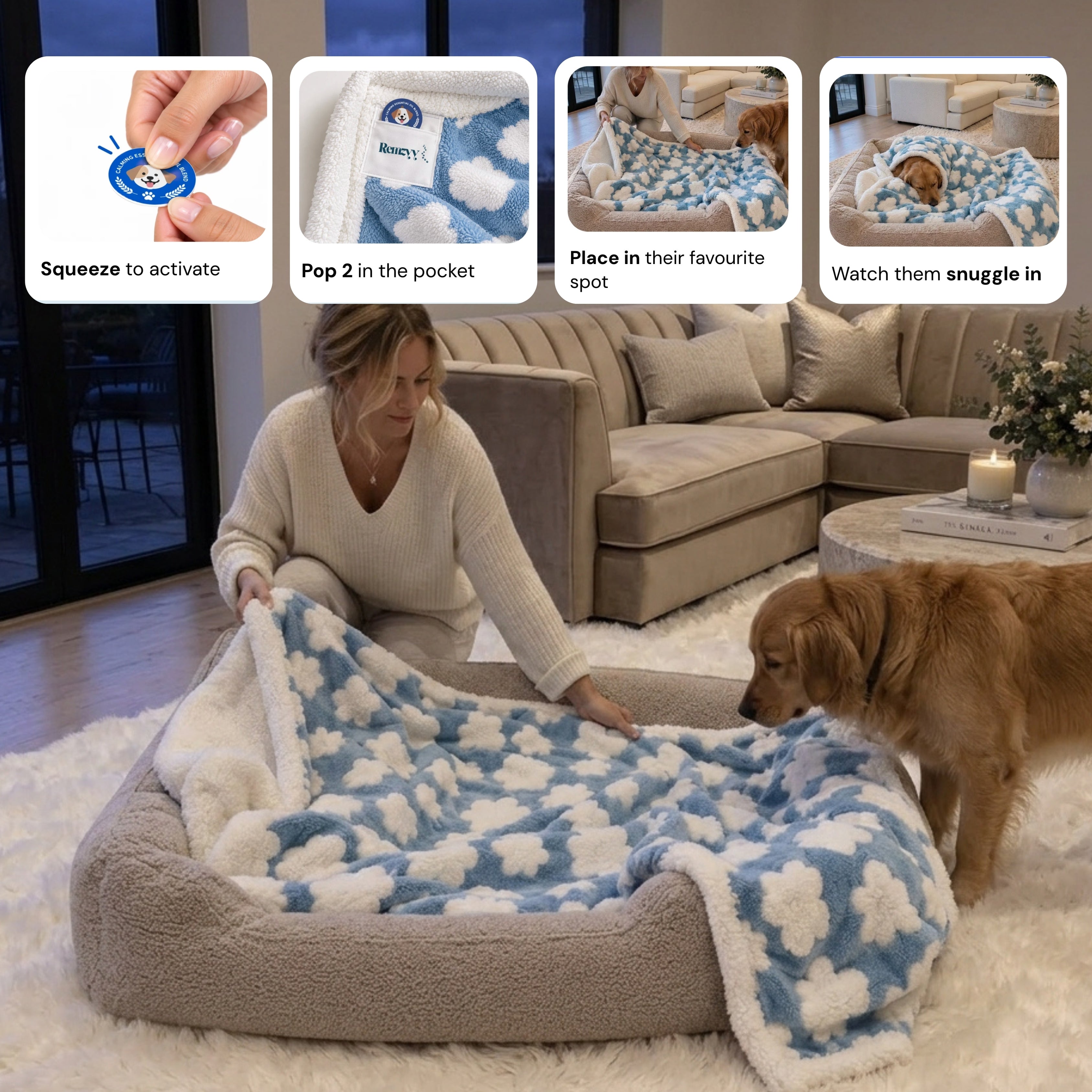 Remzyy™ 3-in-1 Calming Blanket
