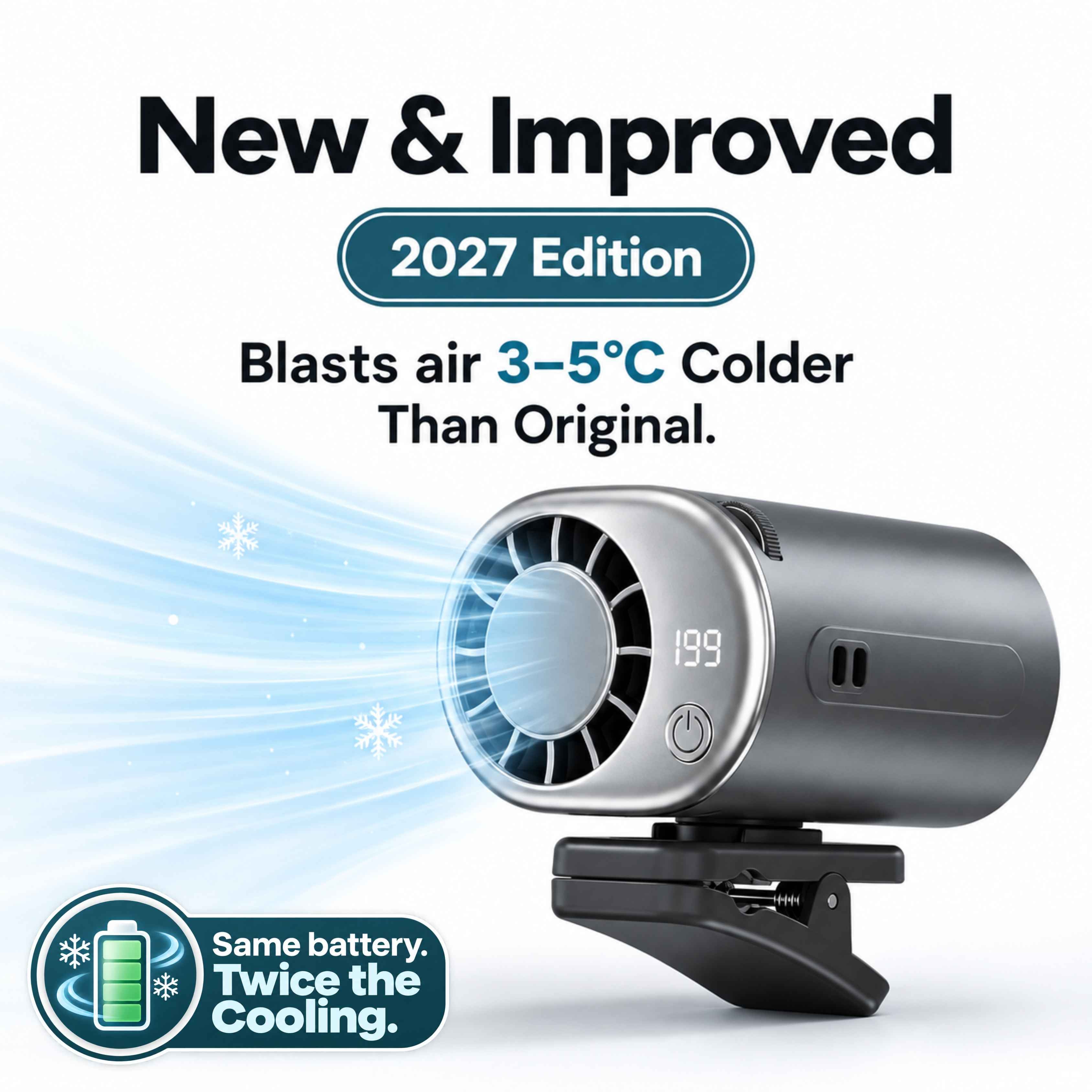 (NEW) Remzyy™ PolarBlast 2.0 Dog Fan